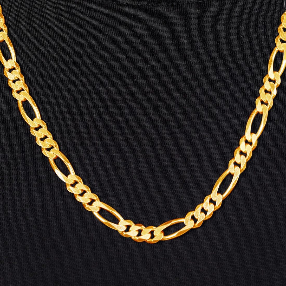 Refined Links Gold Plated 925 Sterling Silver Men's Chain - Image 2