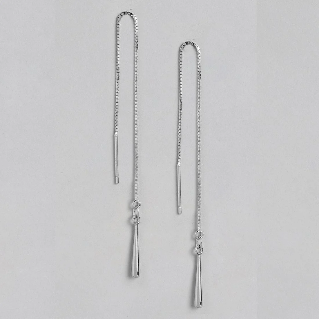 Sui Dhaga 925 Silver Earrings - Image 8