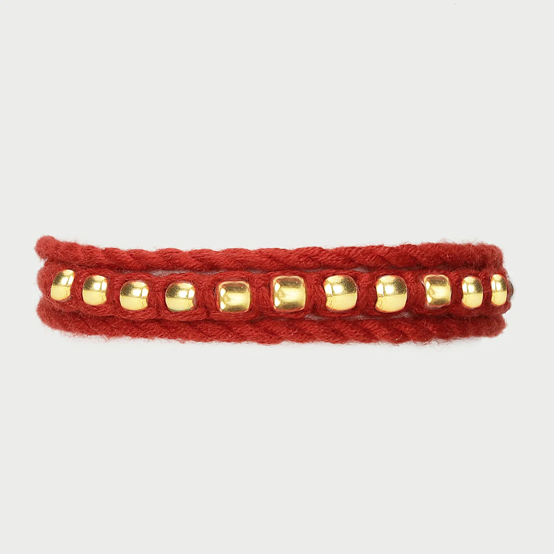 Timeless Beads Rhodium & Gold-Plated Sterling Silver Thread Rakhi Combo For Him - Image 10