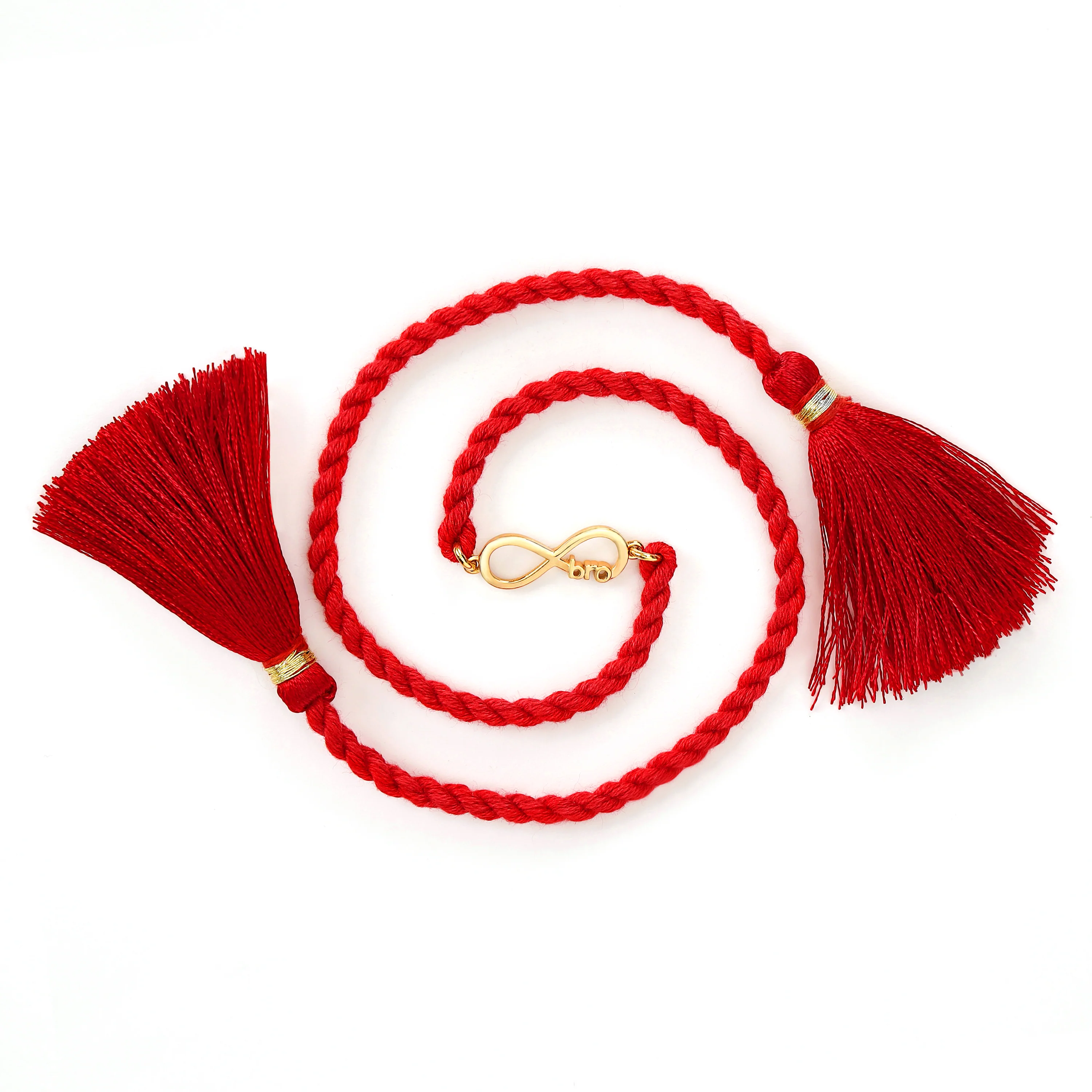 Eternal Bond Gold & Rhodium-Plated 925 Sterling Silver Bro Rakhi Combo - Image 8