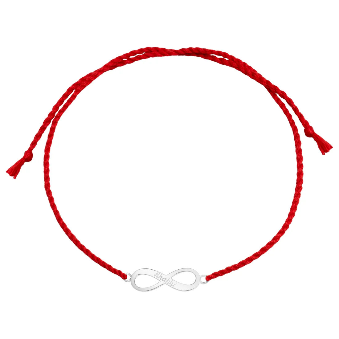 Timeless & Radiant Thread Rhodium-Plated 925 Silver Bhai-Bhabhi Rakhi Combo - Image 9