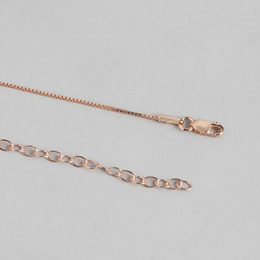 Rose Gold Elegance CZ 925 Sterling Silver Pendant with Chain - Image 7