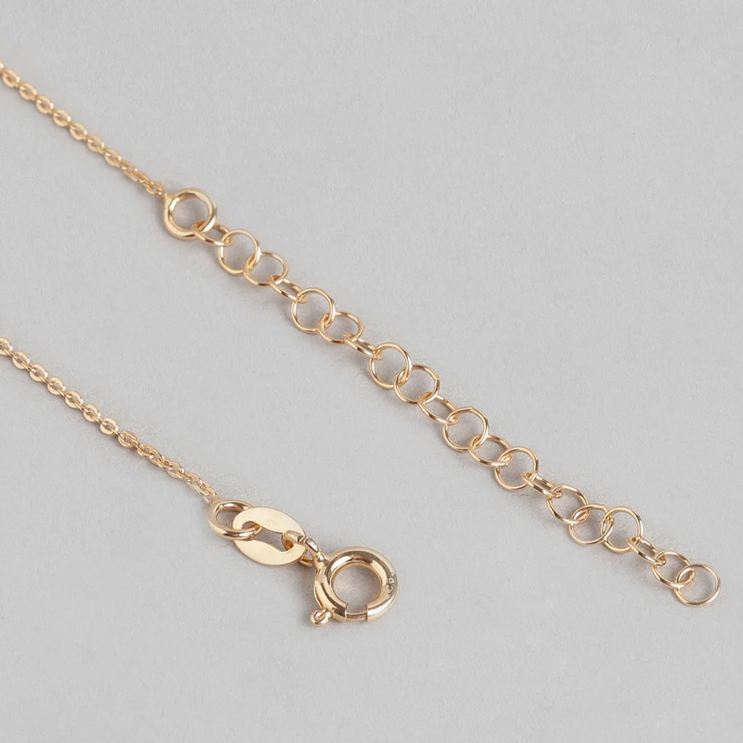 Rose Gold Plated CZ 925 Sterling Silver Necklace - Image 5