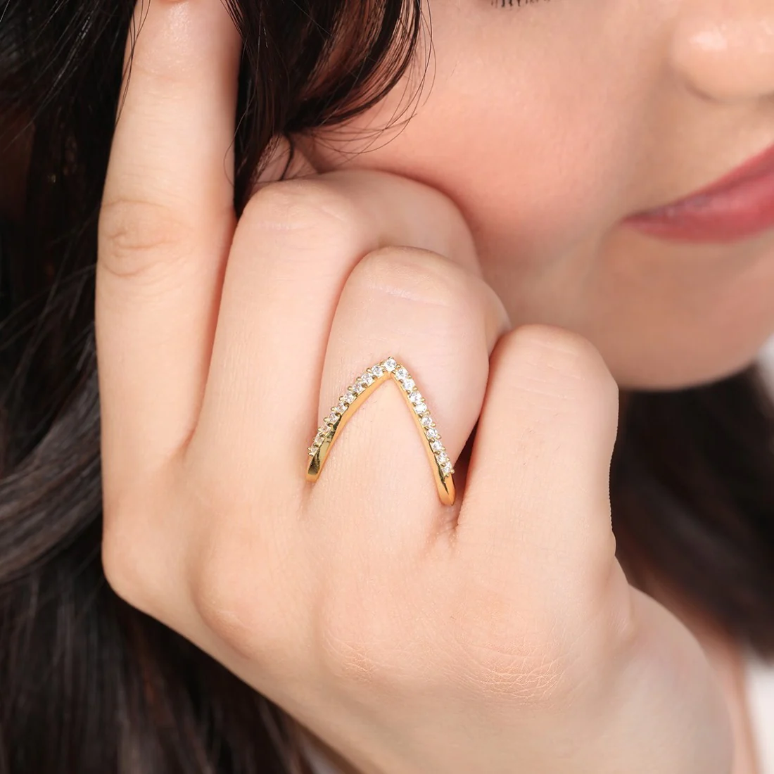 Royal Crown Gold Plated 925 Sterling Silver Women's Vanki Ring - Image 2