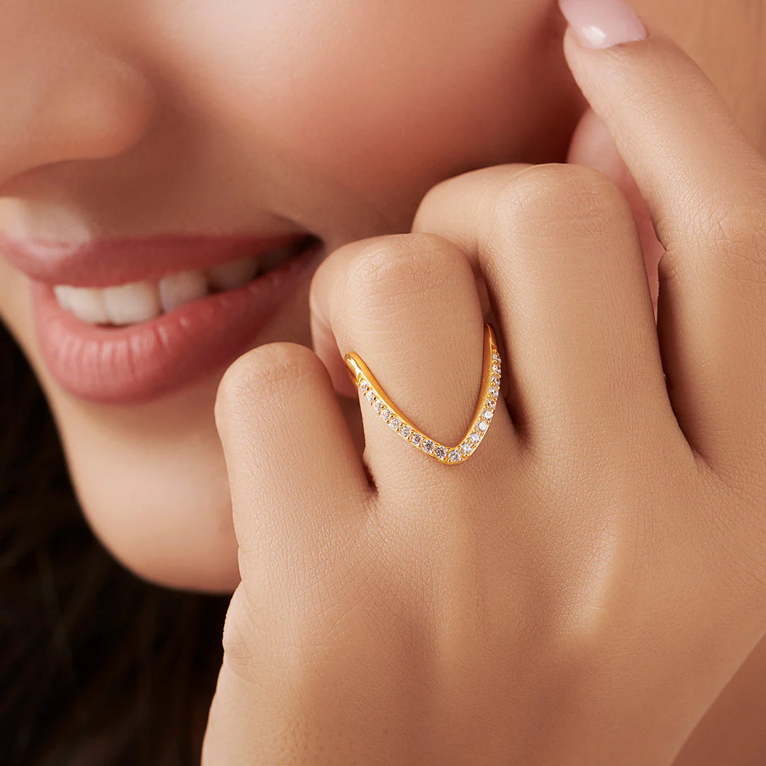 Royal Crown Gold Plated 925 Sterling Silver Women's Vanki Ring - Image 3
