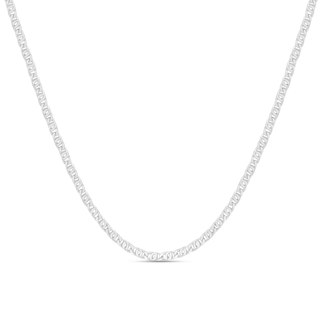 Royal Links 925 Sterling Silver Link Chain with Lobster Claw for Men - Image 4