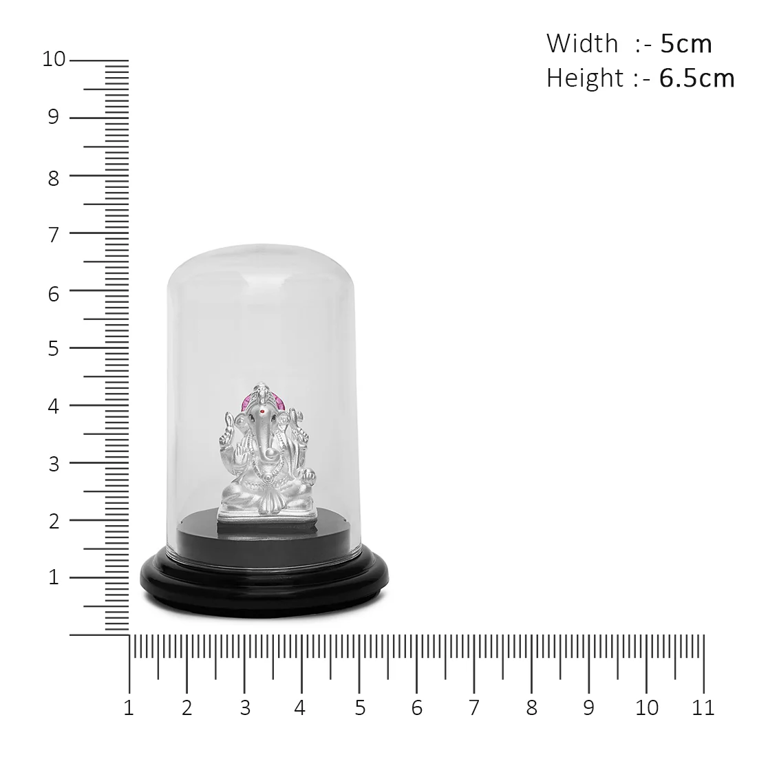 Sacred Serenity 999 Silver Ganesh Ji Idol - Image 6