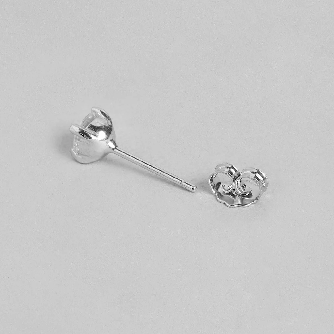 Sensational Solitaire Rhodium Plated 925 Sterling Silver Jewellery Set - Image 11