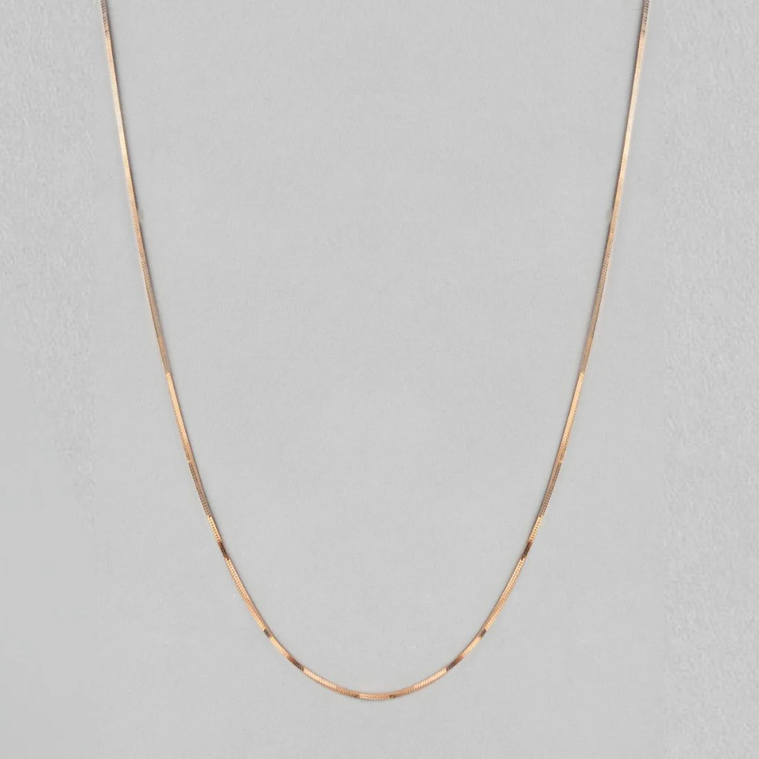Serpentine Elegance Rose Gold-Plated 925 Sterling Silver Snake Chain - Image 4