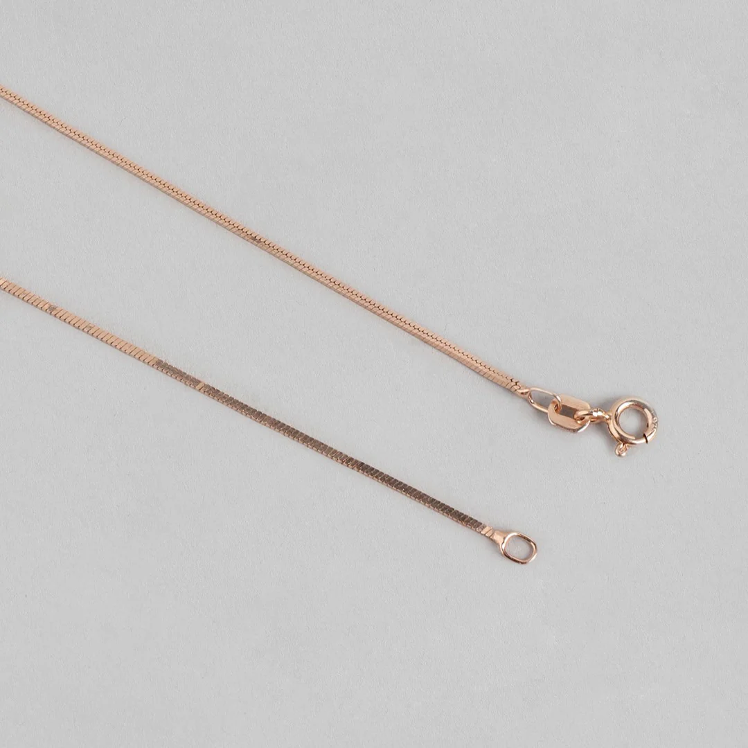 Serpentine Elegance Rose Gold-Plated 925 Sterling Silver Snake Chain - Image 6