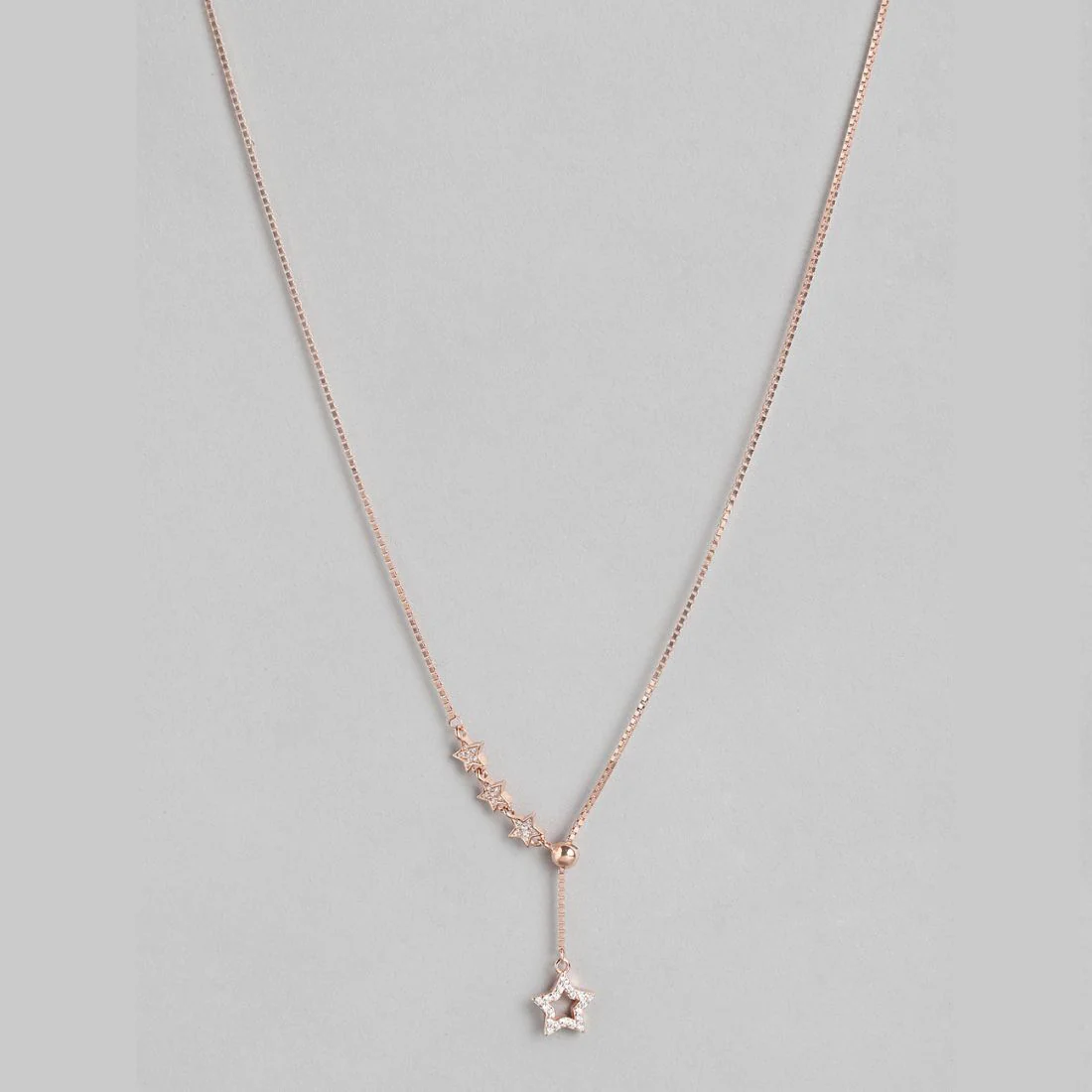 Shining Constellations Rose Gold Plated 925 Sterling Silver Star Necklace - Image 4