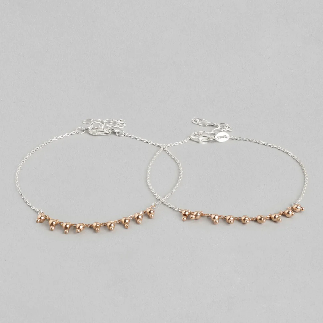 Dancing Night 925 Sterling Silver Anklet - Image 4