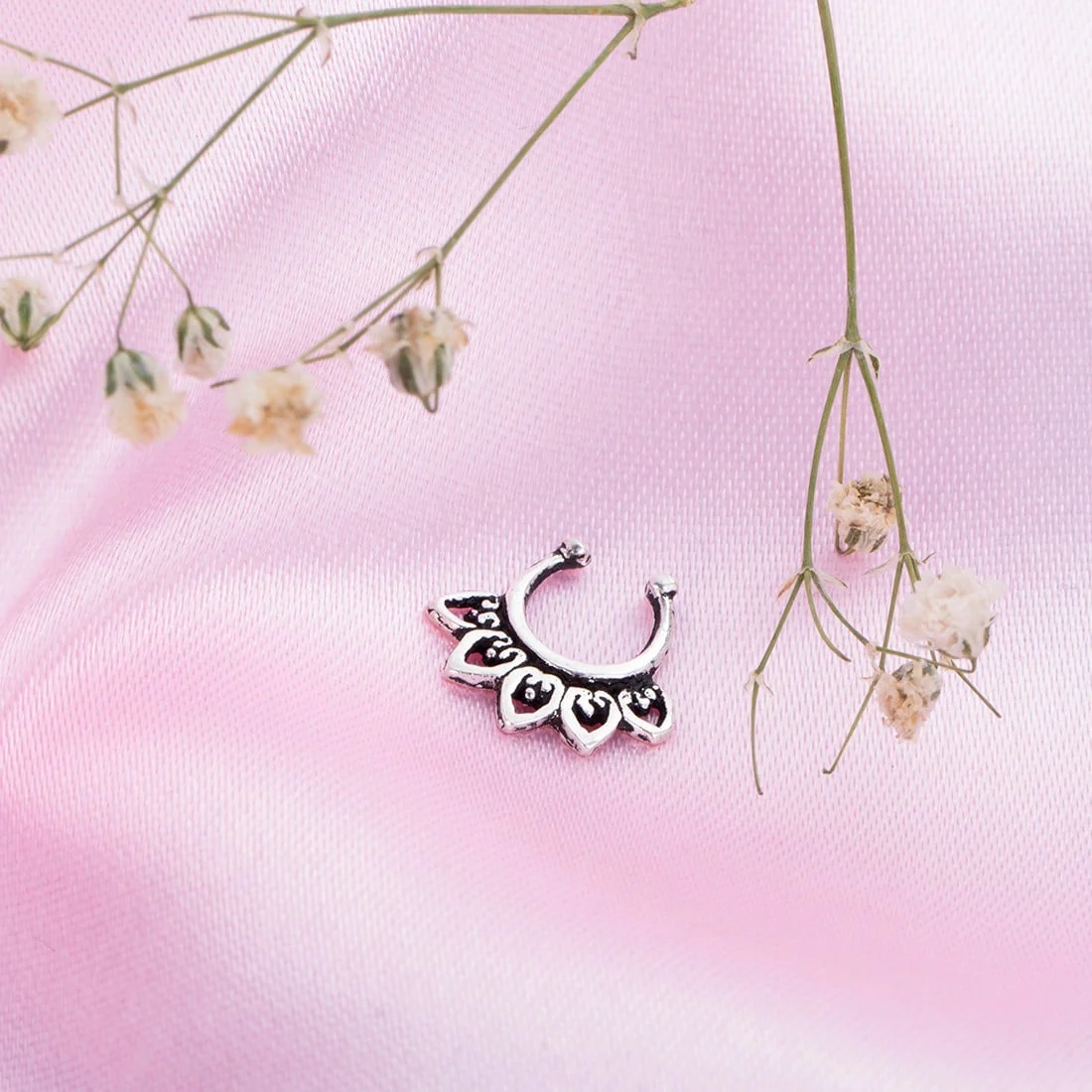 Silver beads 925 Sterling Silver Septum