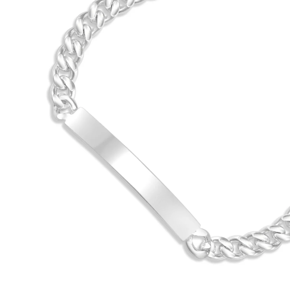 Sleek Silver Plated 925 Sterling Silver Men's Bracelet - Image 5
