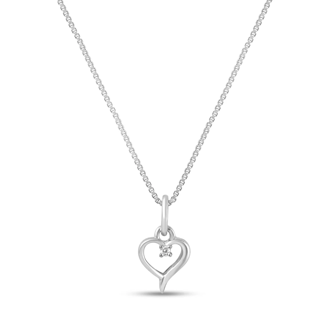 Sparkling Heart Lab - Grown Diamond Pendant - Image 2