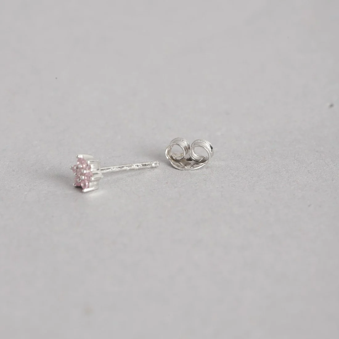 Star CZ Studded 925 Sterling Silver Earring - Image 5