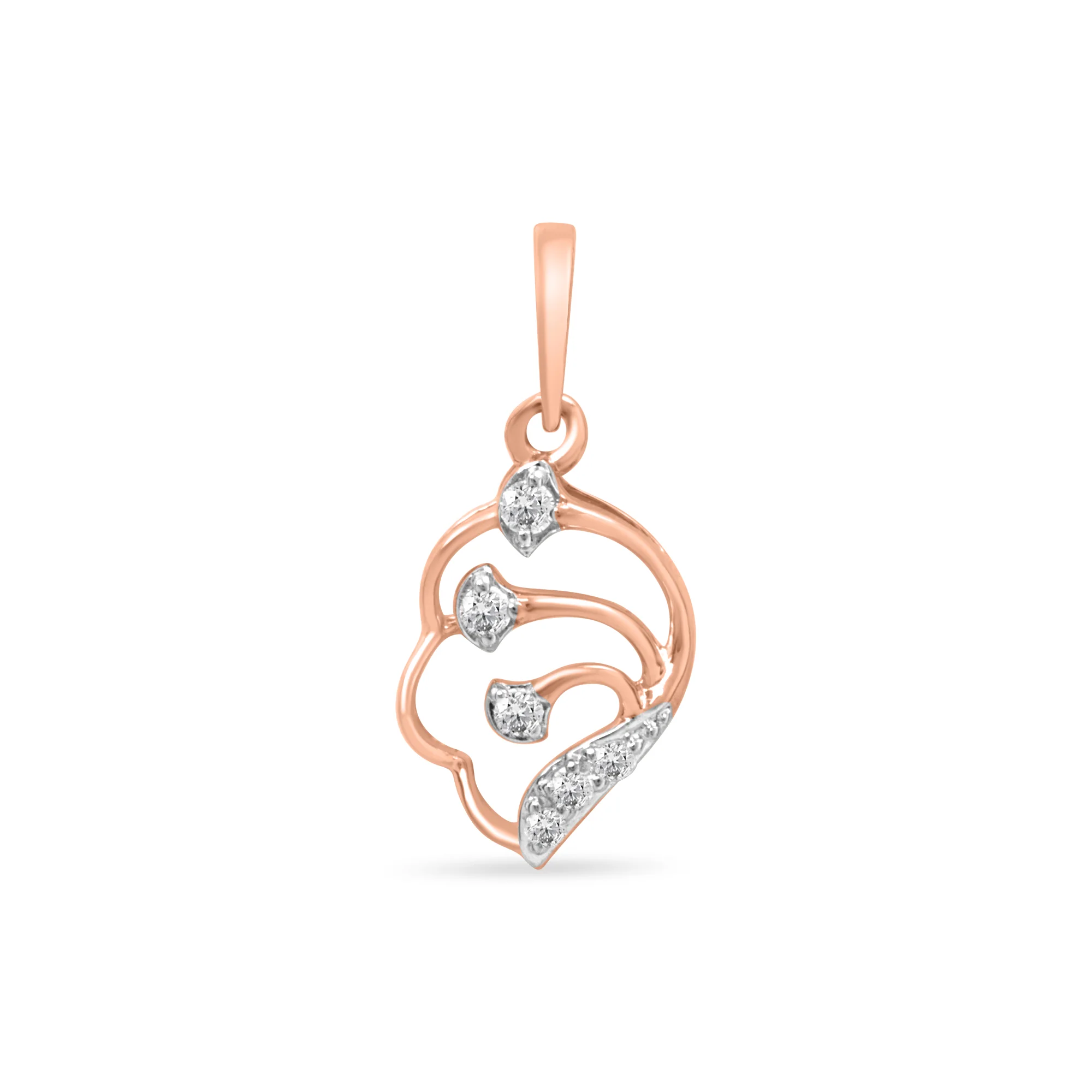 Star Dust Pendant with Lab-Grown Diamonds without Chain - Image 2