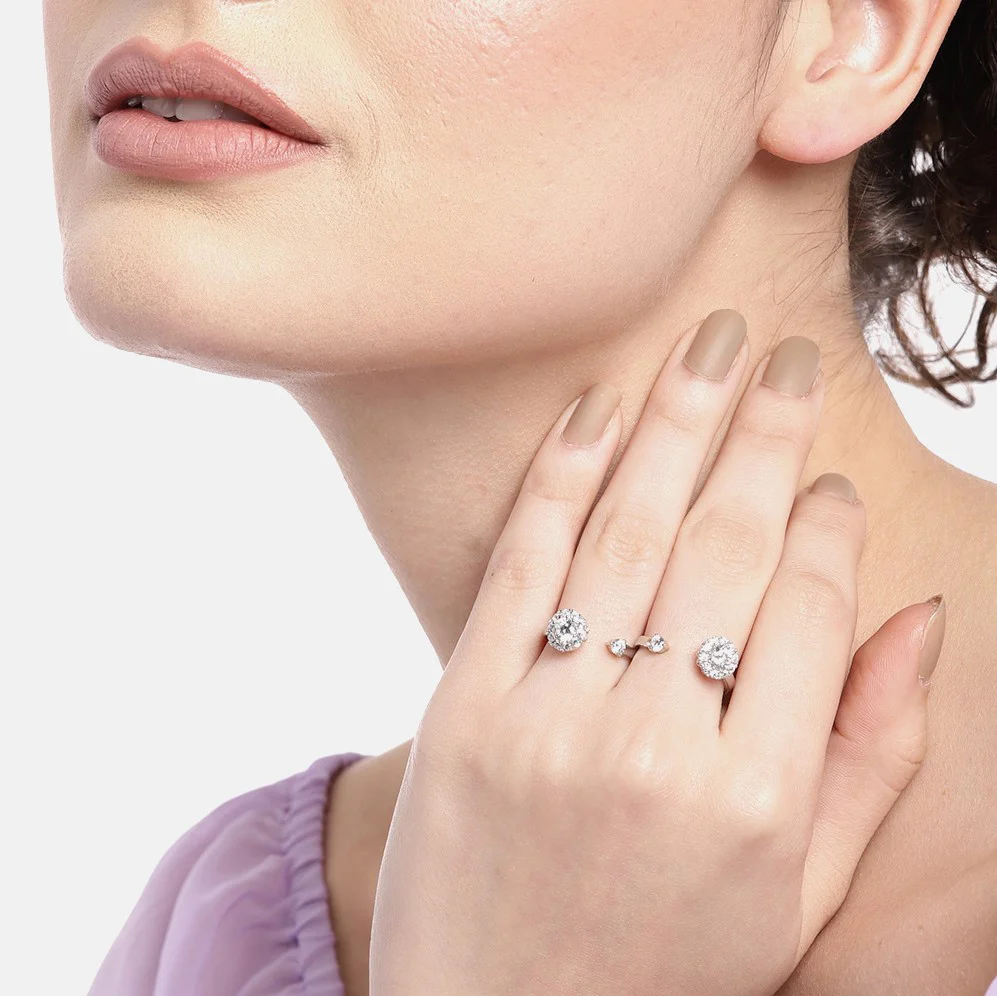 The Rotating 925 Silver Ring Combo (Adjustable) - Image 2