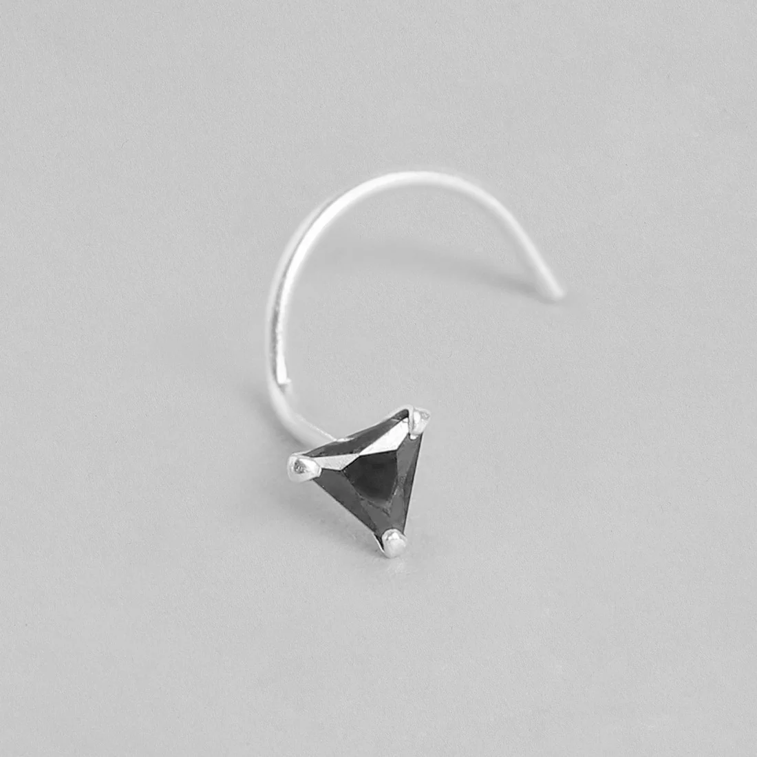 The Black & White Duo 925 Silver Nose Pin Set - Image 6
