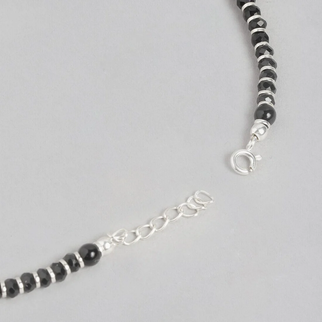 Timeless Sophistication Rhodium Plated 925 Sterling Silver Anklet - Image 9