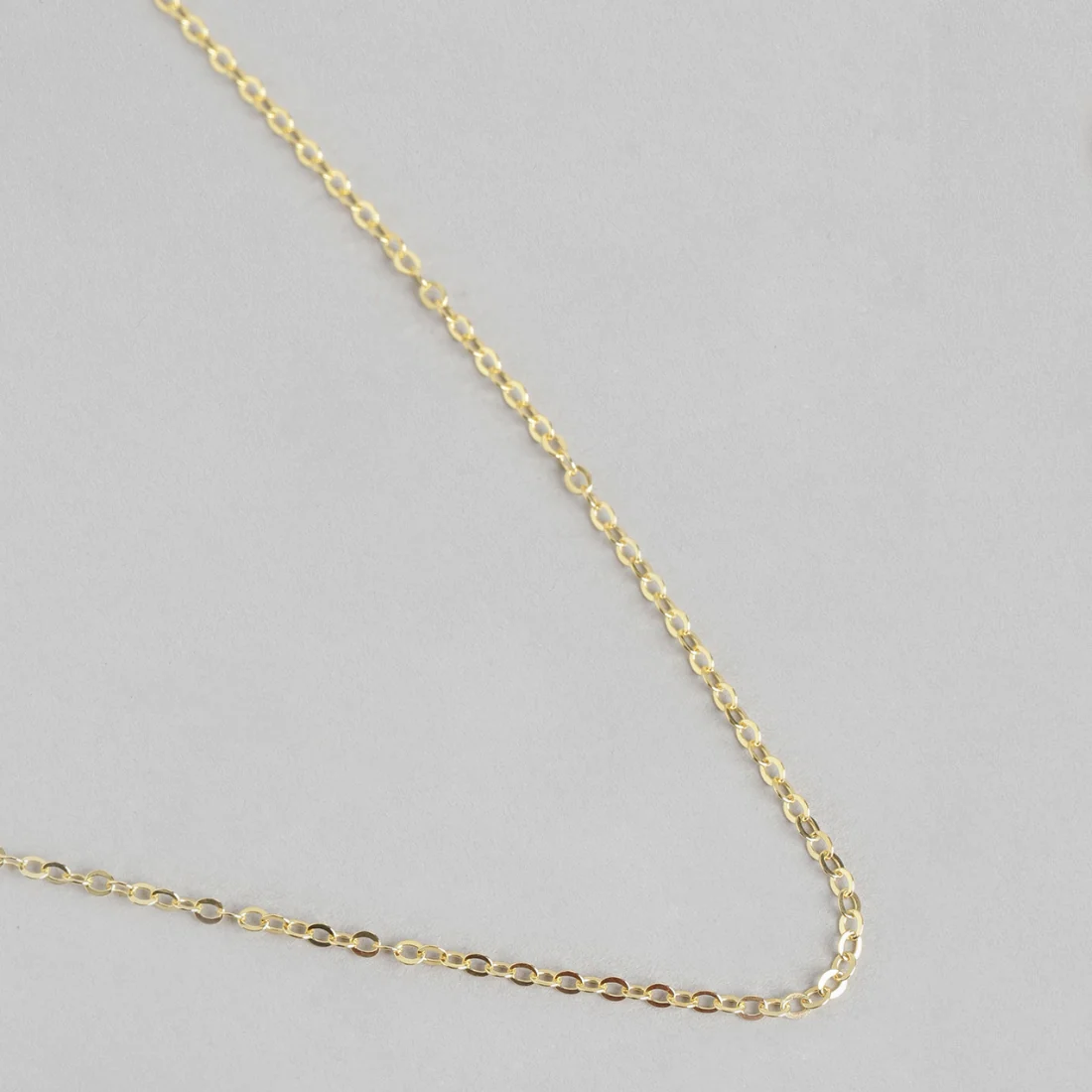 Trendy 925 Sterling Silver Cable Chain in Gold Plating - Image 4