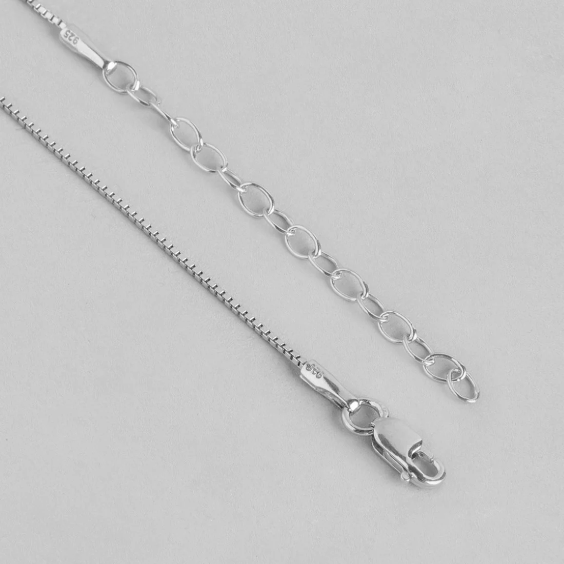 Triangle CZ Elegance Rhodium-Plated 925 Sterling Silver Pendant with Chain - Image 6