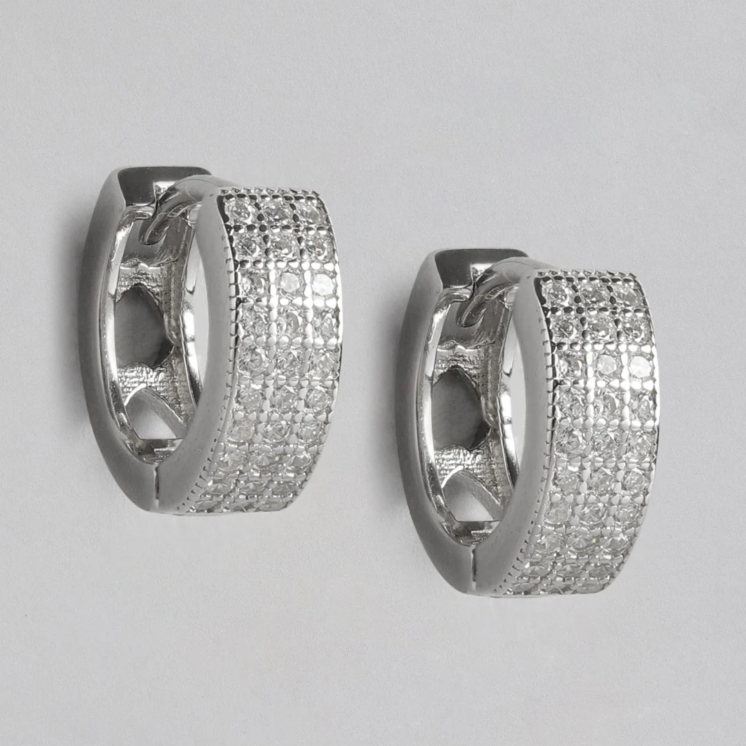 Unapologetic and Gorgeous 925 Silver Hoop Earrings Combo - Image 4