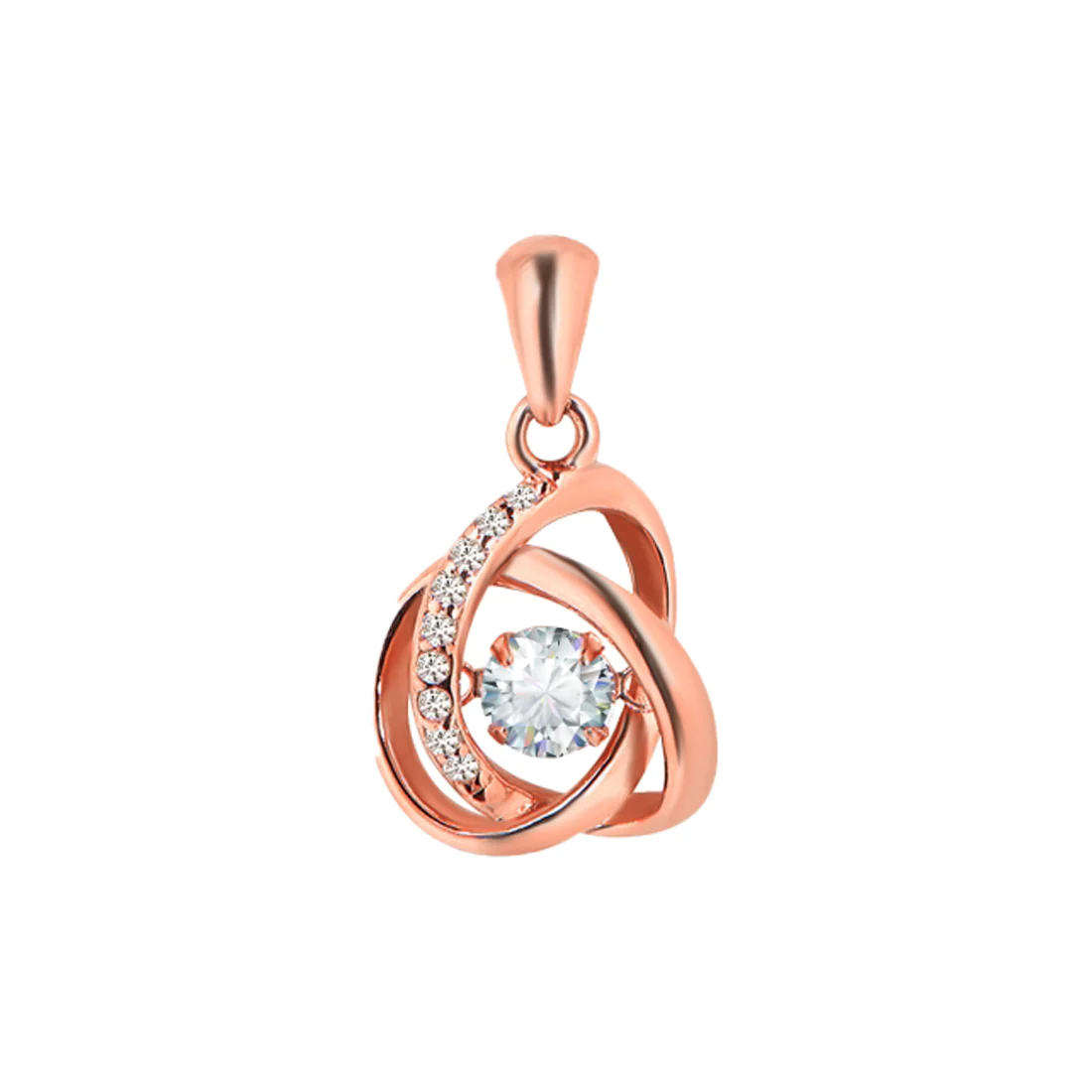 Universal Embrace Rose Gold 925 Silver Necklace with Chain - Image 8
