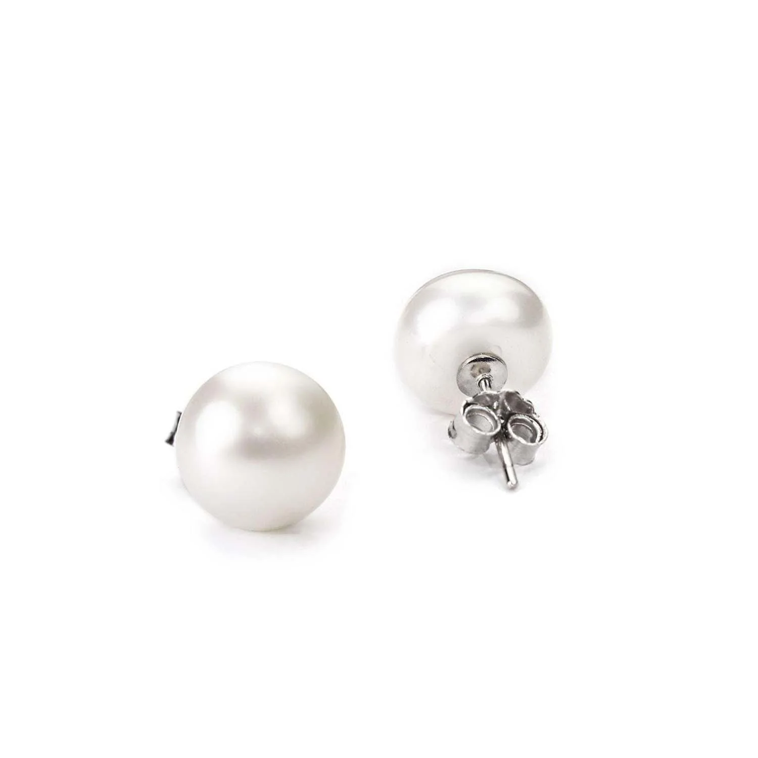 Victoria Freshwater Pearl 925 Silver Bracelet and Earrings Set in Rose Gold - Image 5