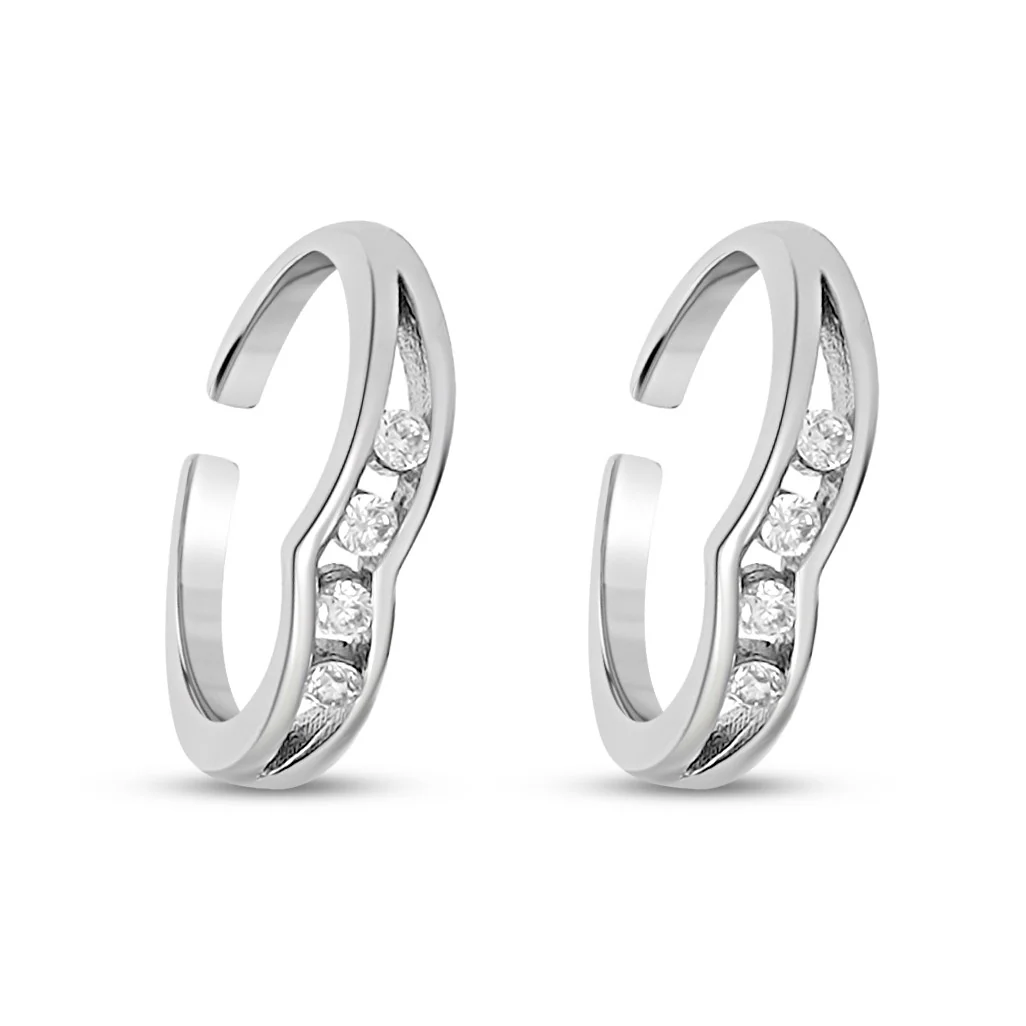 Minimal 925 Silver Toe Ring - Image 4