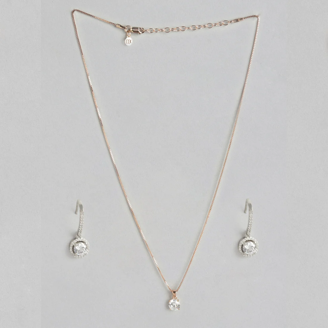 Solitaire 925 Sterling Silver Jewellery Set Combo - Image 3