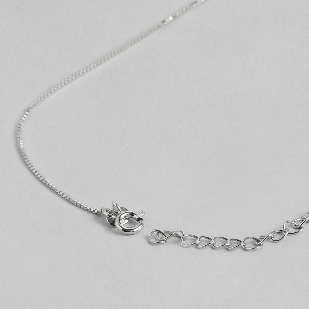 Butterfly Rhodium Plated 925 Sterling Silver Pendant with Chain - Image 6