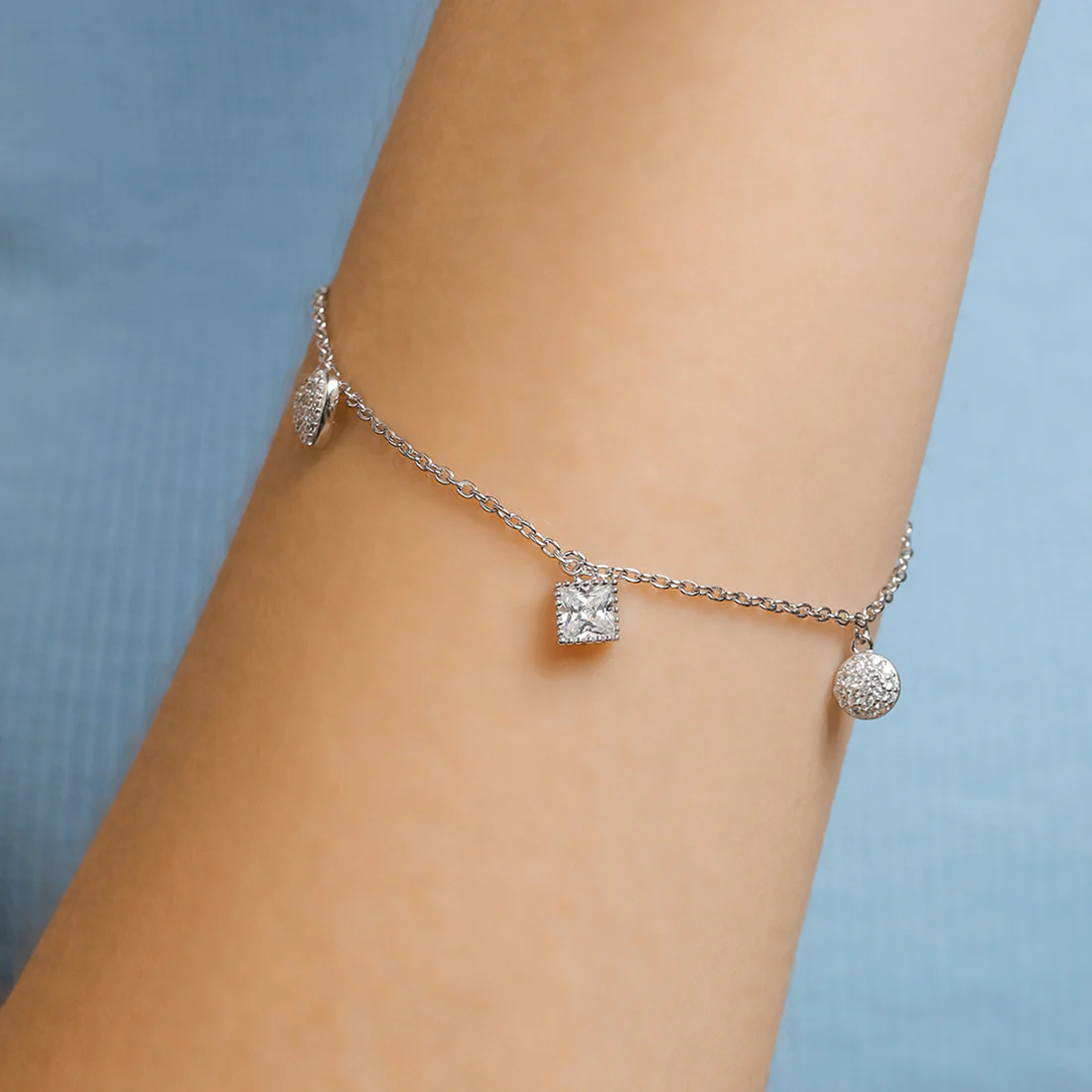 Charming Charm 925 Sterling Silver Bracelet - Image 3