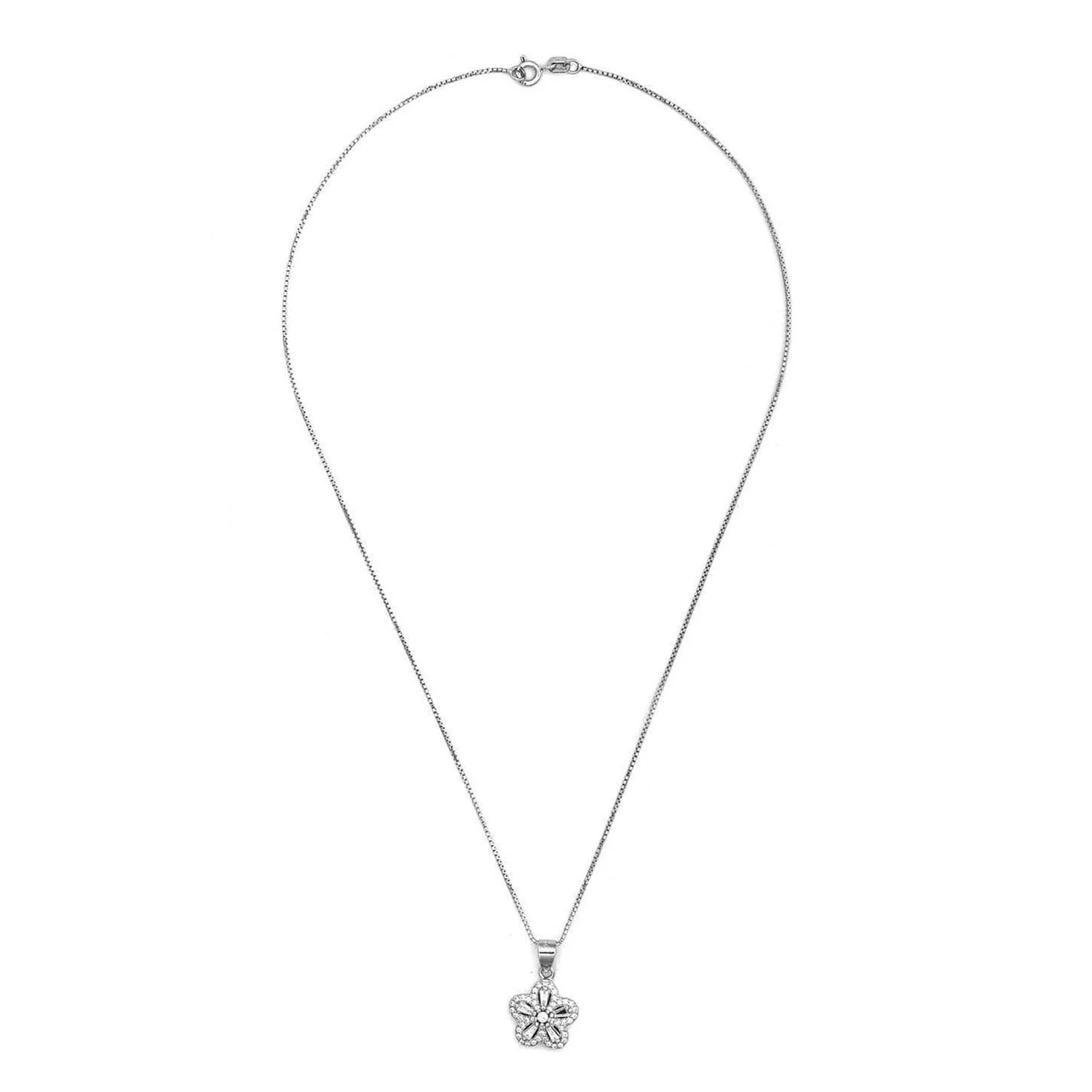 Blooming Harmony Floral 925 Silver Jewellery Set - Image 5