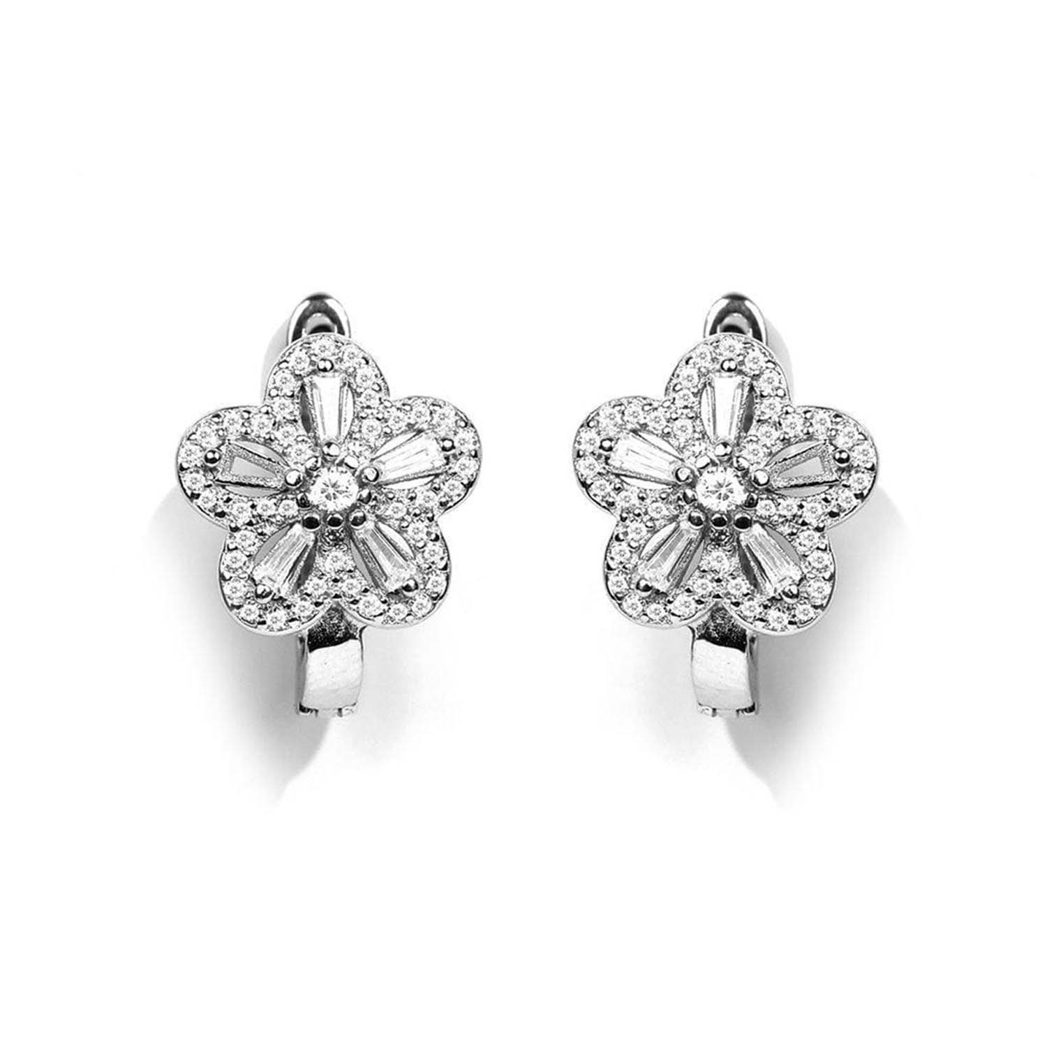 Blooming Harmony Floral 925 Silver Jewellery Set - Image 6