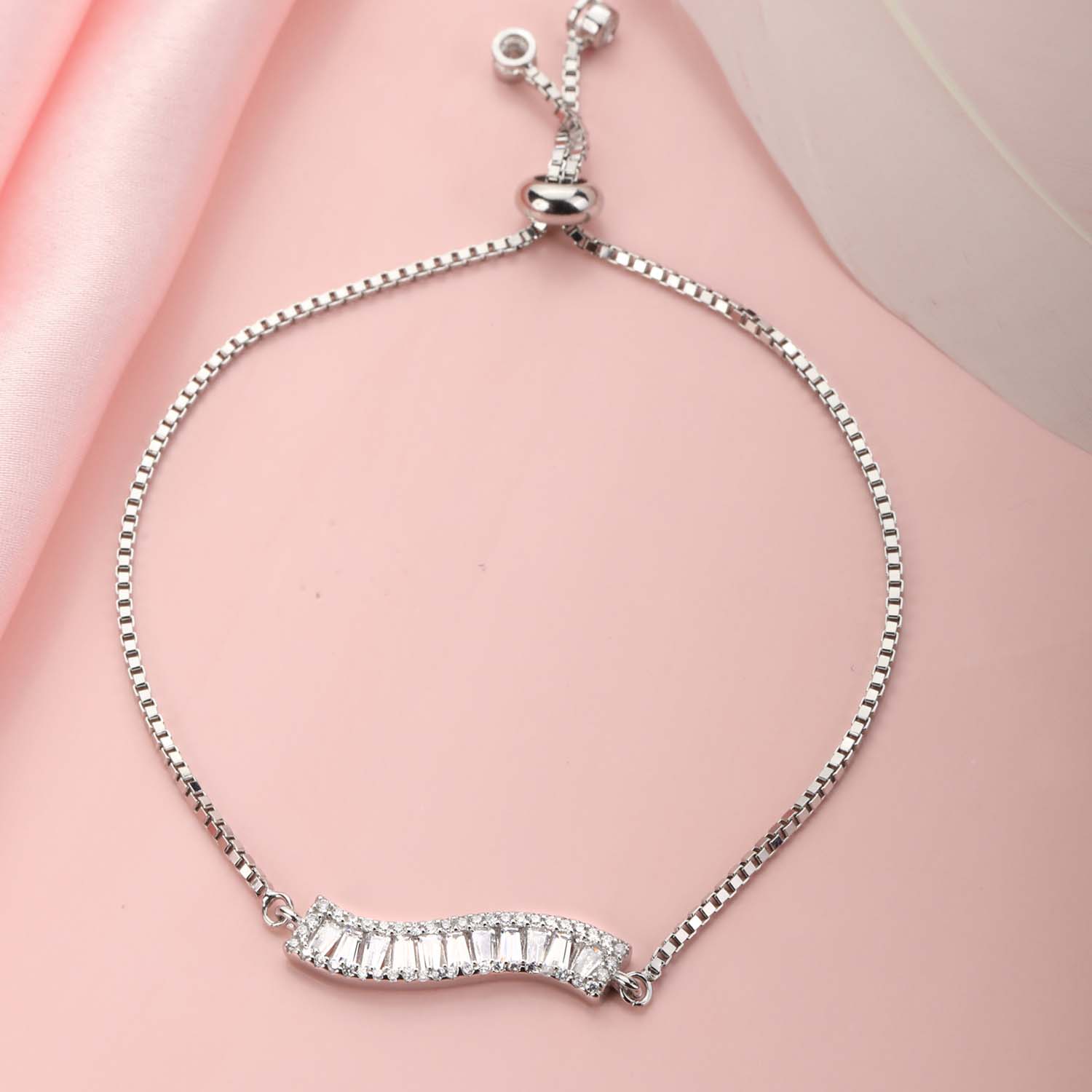 Ride the Wave 925 Silver Bracelet