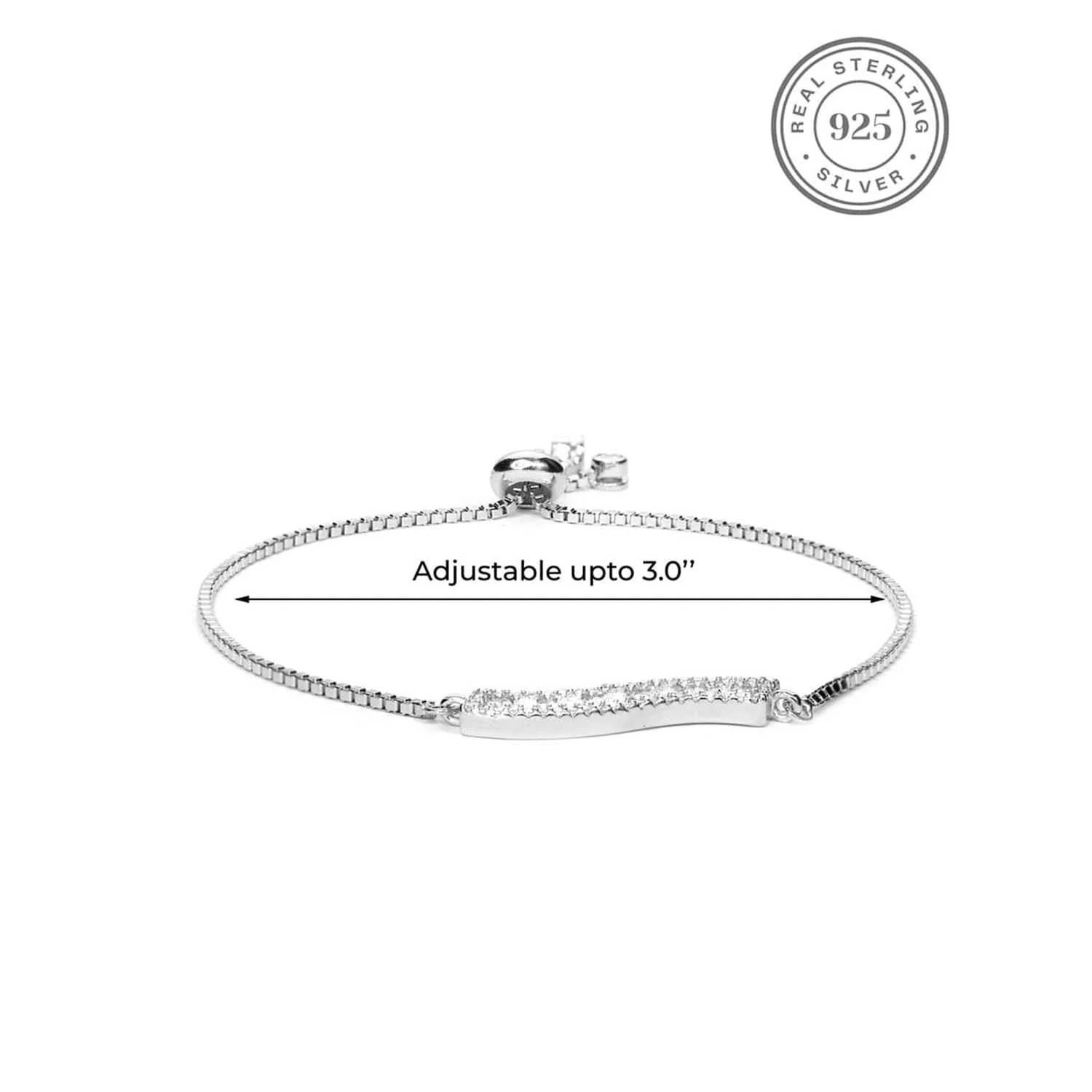 Ride the Wave 925 Silver Bracelet - Image 4