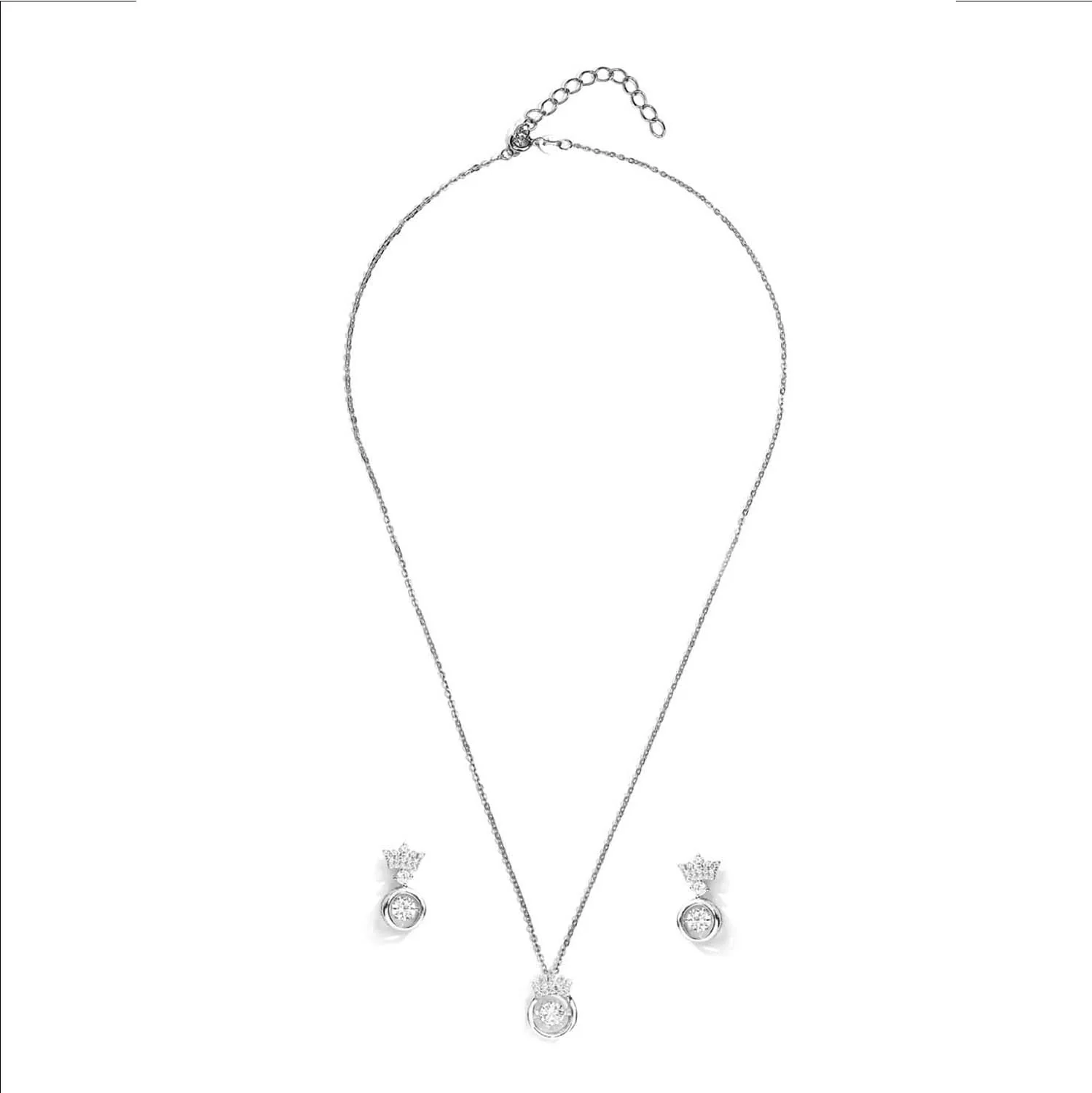Solitaire Serendipity 925 Silver Jewellery Set - Image 3