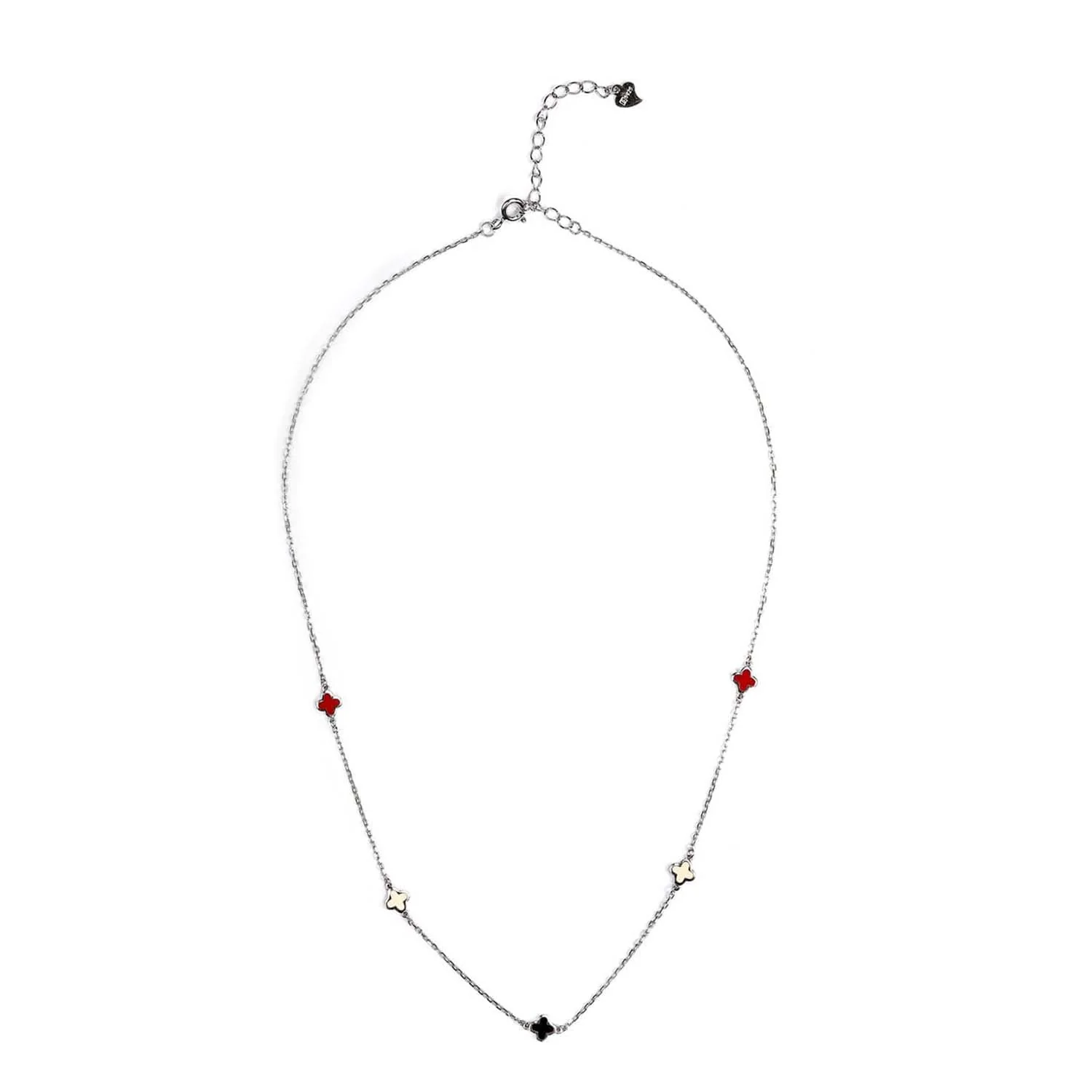 Magical Multi-Coloured Fancy 925 Silver Necklace - Image 3