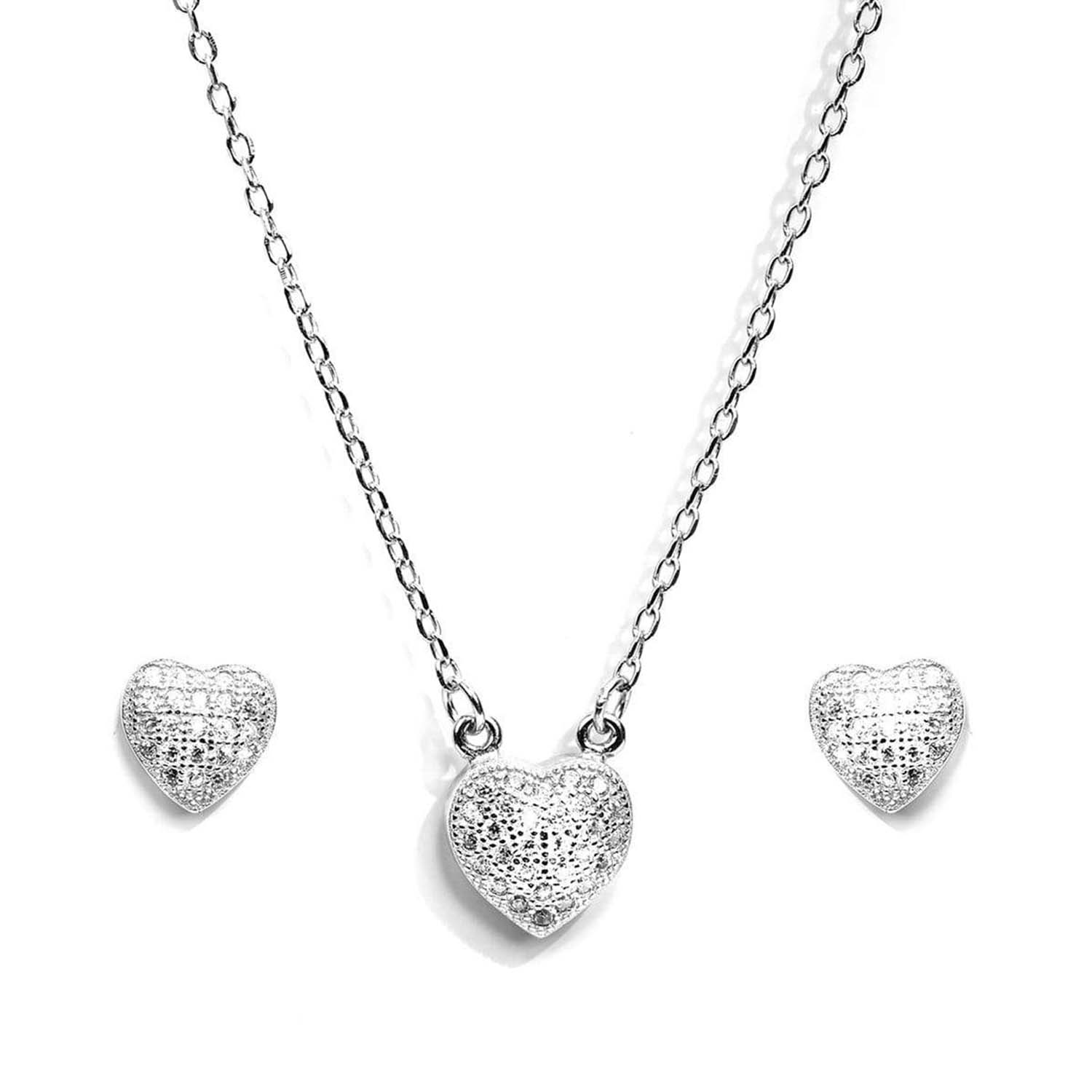 Tug At My Heart 925 Silver Jewellery Set - Image 3