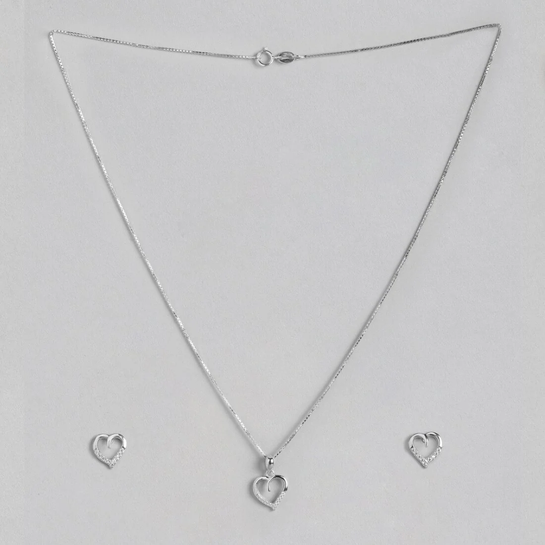 Forget Me Not 925 Silver Jewellery Set - Image 3