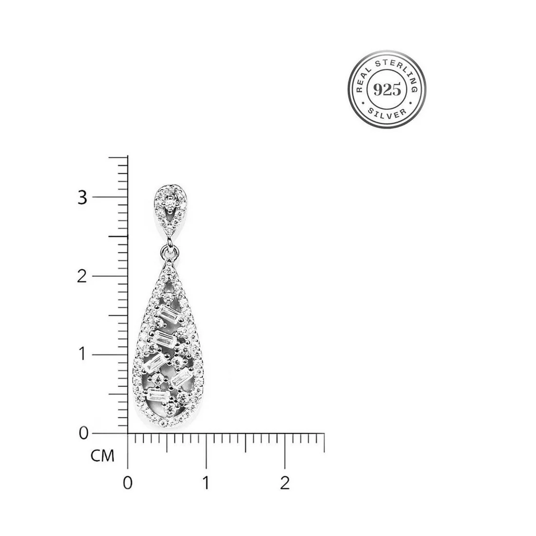 Chhaya Drop 925 Silver Earrings - Image 5