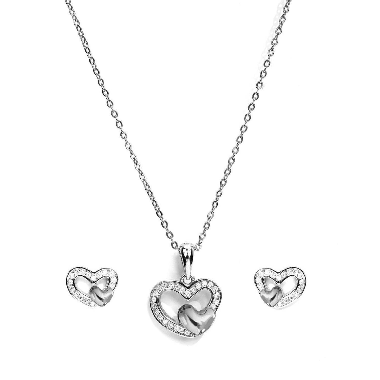 Eternal Heart 925 Silver Jewellery Set - Image 3