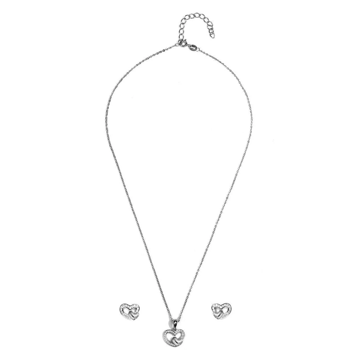 Eternal Heart 925 Silver Jewellery Set - Image 4