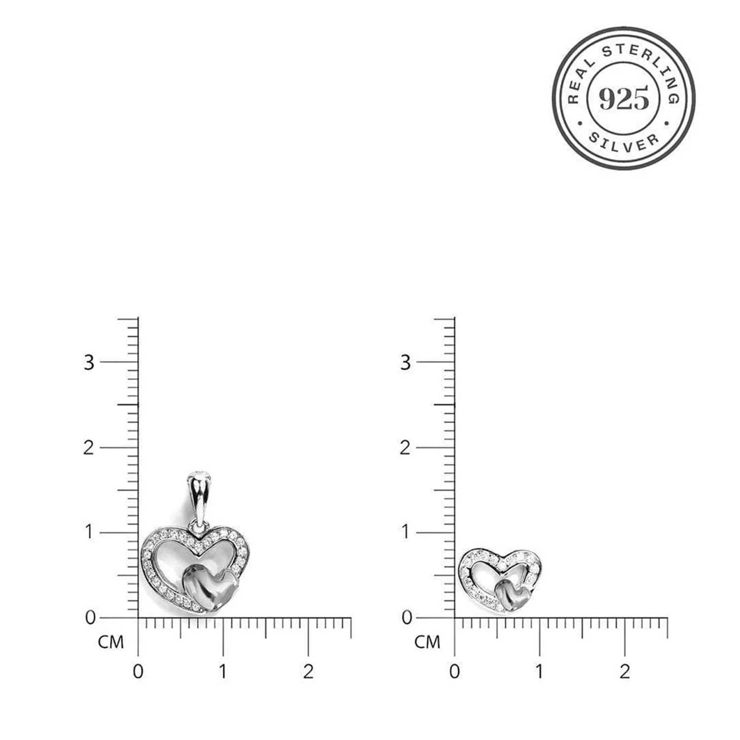 Eternal Heart 925 Silver Jewellery Set - Image 8