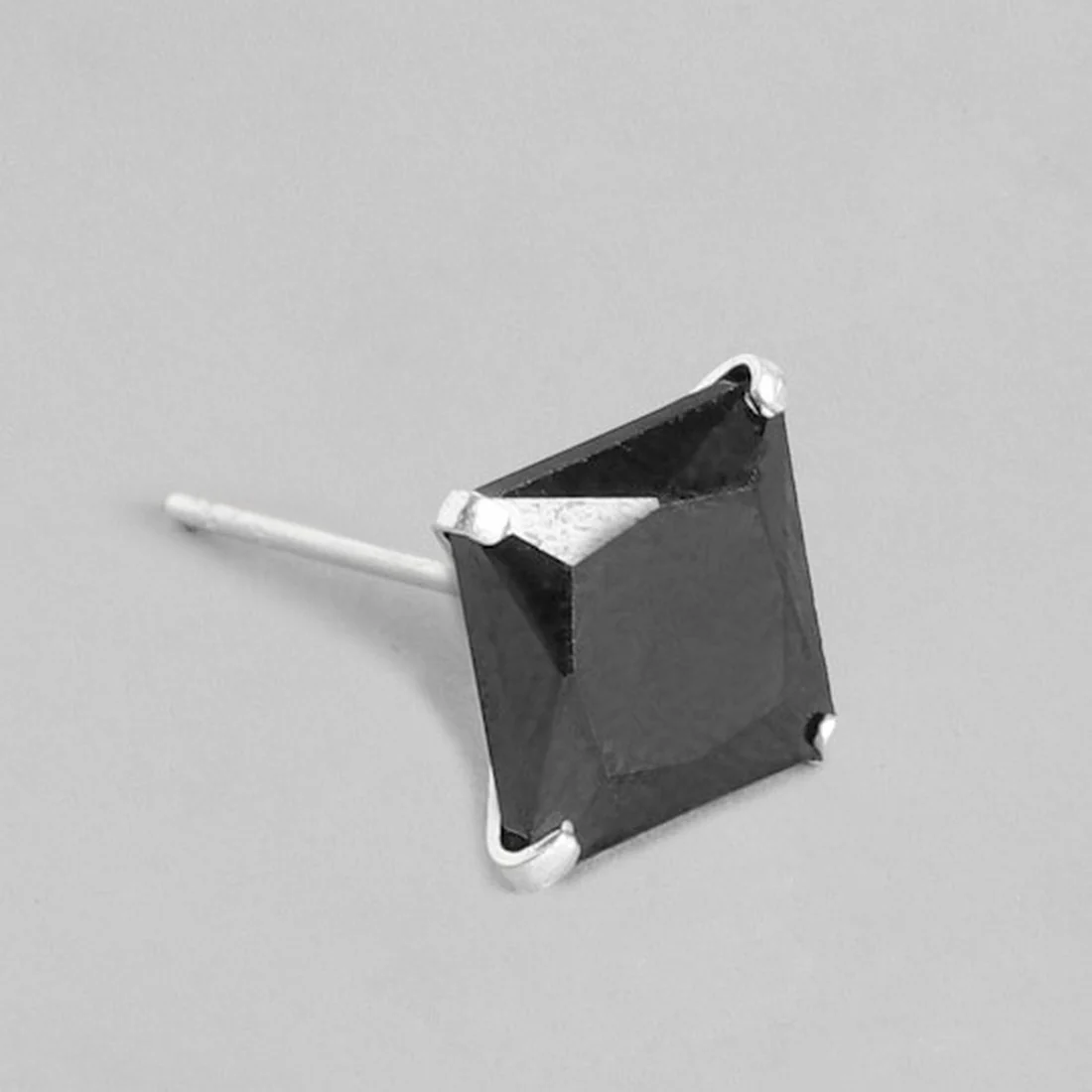 Ecstatic Black Rhodium 925 Silver Studs - Image 4