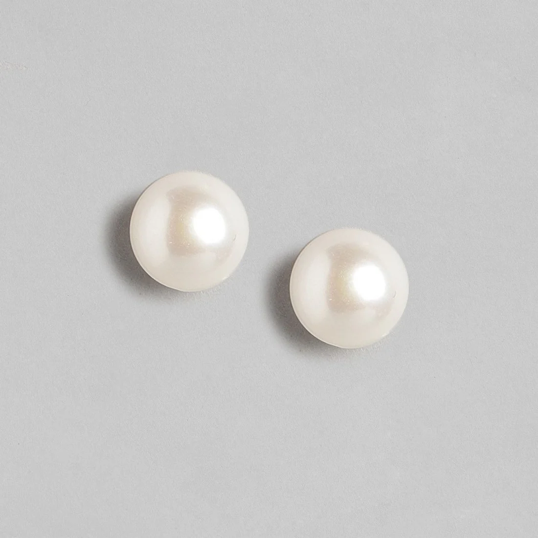 Delicate Dot Pearl 925 Silver Earrings - Image 6