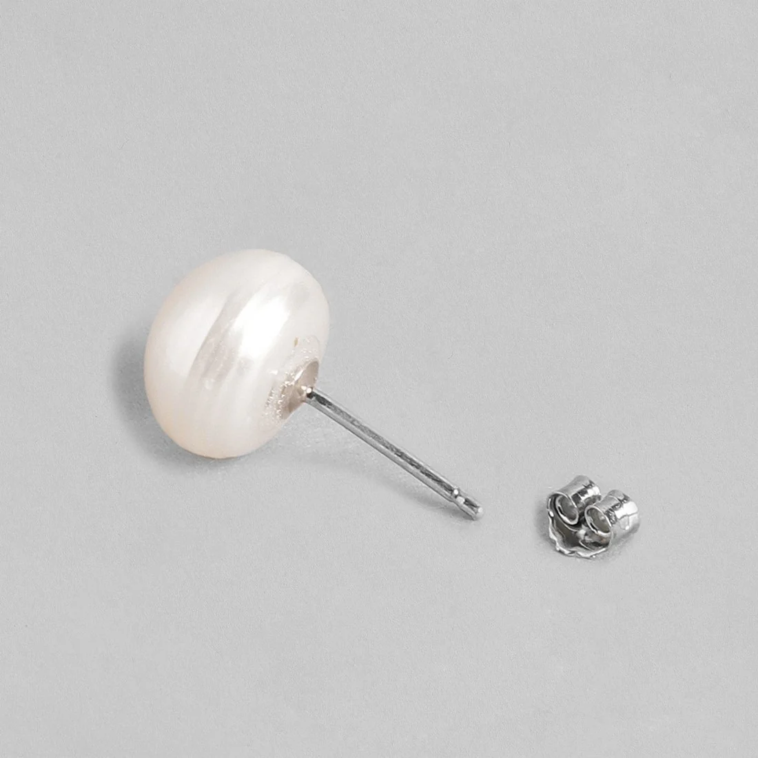 Delicate Dot Pearl 925 Silver Earrings - Image 8