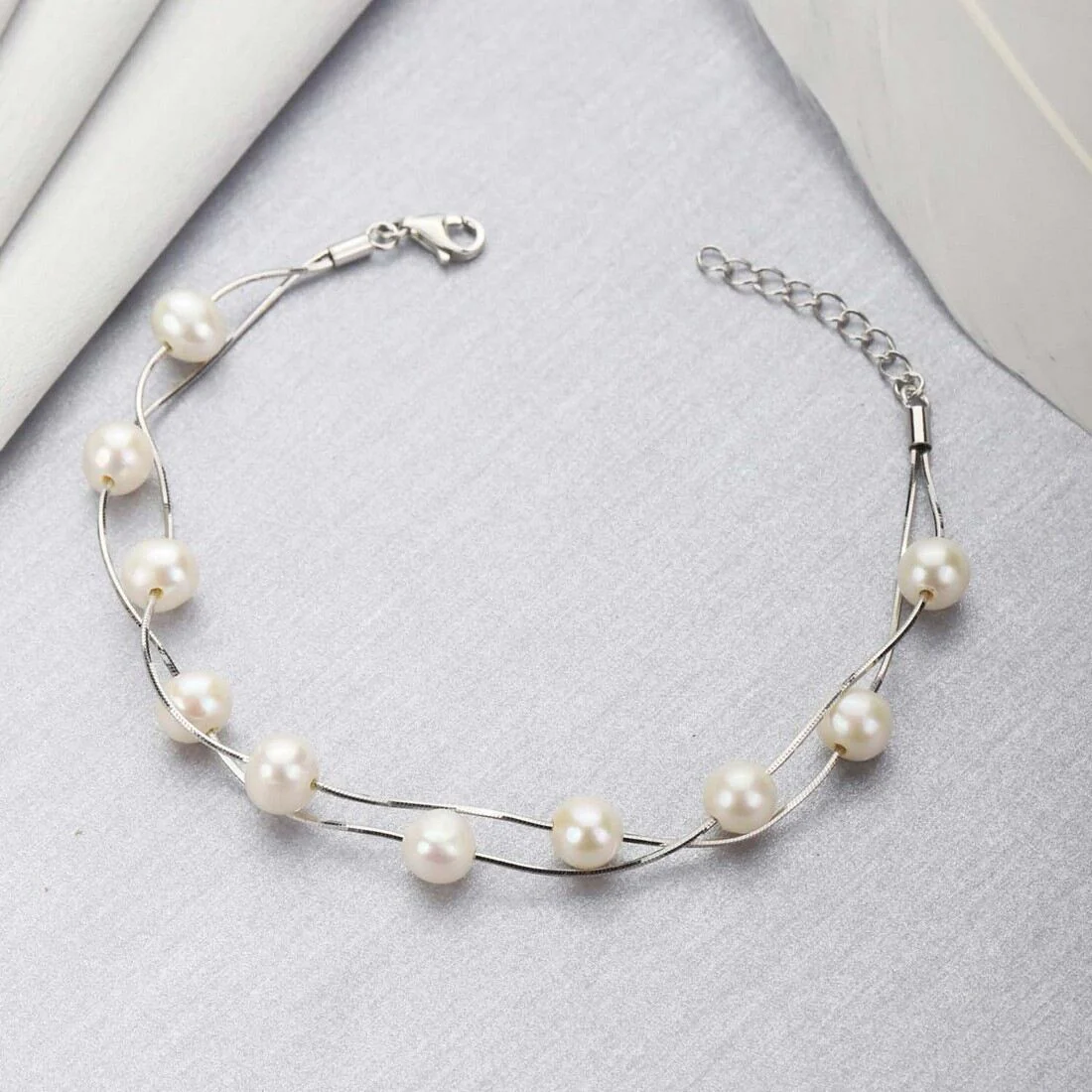 Fresh Off the Sea 925 Silver Bracelet - Image 4