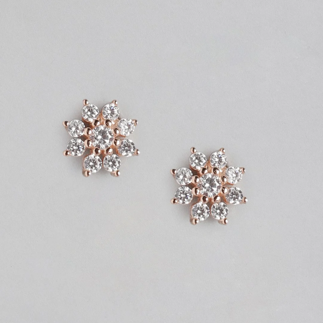 Nakshatra Floral Dual Color 925 Sterling Silver Earring Combo - Image 7